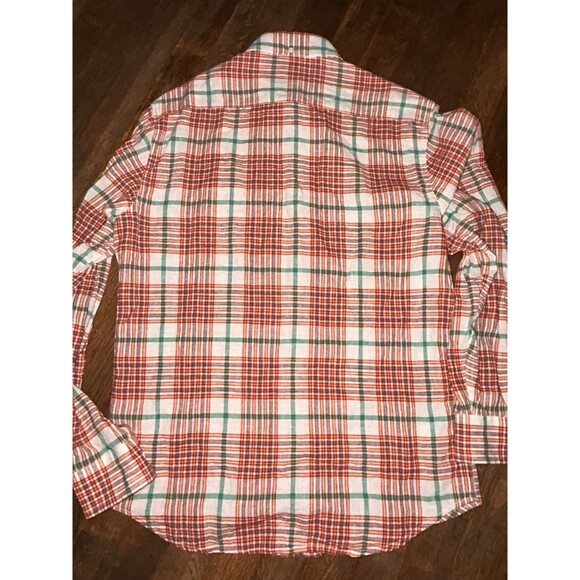 Taylor Stitch The Jack In Red Vintage Long Sleeve Button Down Shirt Size 40 - Picture 6 of 6